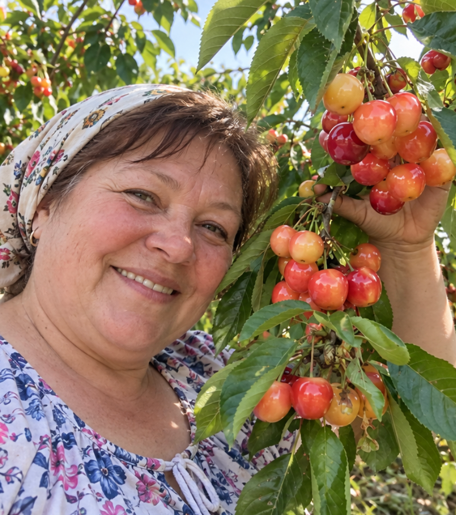 Свіжий урожай черешні